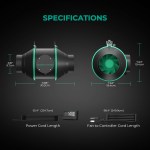 Kit Extracteur d'air / Filtre (Ø100mm) Contrôleur Thermostatique Mars Hydro – Image 2