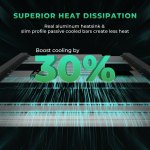 FC-E3000 Lampe de Culture LED Bridgelux Spectre Complet 300W Smart Dimmable Mars Hydro – pour Tente de Culture 100X100cm 2-4 Plantes - Image 5