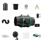 Kit Extracteur d'air iFresh / Filtre / accessoires (Ø150mm) Contrôleur Intelligent Mars Hydro