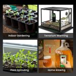 Tapis chauffant avec thermostat 25x52cm Mars Hydro – Image 8