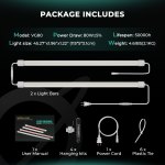 VG80 – LED T5 Lumières de Croissance 80W Mars Hydro – Imperméable – pour Plantes d’Intérieur, Idéal pour Végétation et Semis – Image 8