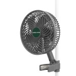 Ventilateur à Pince Ø15cm Mars Hydro -  10 niveaux de contrôle de vitesse, oscillation grand angle à 10 niveaux, moteur EC