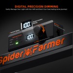 G1000W  Bridgelux LED Spectre Complet WiFi & Bluetooth App-Control Dimmable Spider Farmer – Image 6