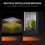 GlowR80 80W Lampe de culture LED supplémentaire à spectre rouge profond: 660nm Spider Farmer - pour plantes d'intérieur,lampe de culture à brancher suspendue pour plantes de serre hydroponiques, semis de légumes - Image 4