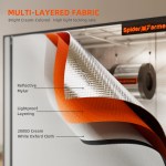 Tente de Culture Intérieure 90x90x180cm pro 2000D Spider Farmer – Image 2