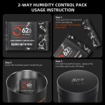Auto-Cure Smart Jar de 2L Spider Farmer® | Pot de conservation sous vide avec couvercle intelligent pour conservation et affinage | Lot de 4 sachets bidirectionnels à 62% d'humidité – Image 7