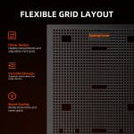 Panneau Organisateur mural pour contrôleurs et alimentations Spider Farmer - Genius Grow System pour tentes de culture – Image 2