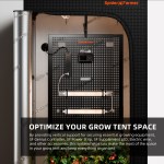 Panneau Organisateur mural pour contrôleurs et alimentations Spider Farmer - Genius Grow System pour tentes de culture – Image 7