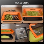 Plateau de Trim 2-en-1 Spider Farmer - 150 microns 100 mesh | 2 ciseaux d'élagage - carte loupe grossissement x3 - Accessoires de culture et de récolte – Image 4