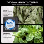 Auto-Cure Smart Jar de 2L Spider Farmer® | Pot de conservation sous vide avec couvercle intelligent pour conservation et affinage | Lot de 4 sachets bidirectionnels à 62% d'humidité – Image 8