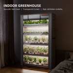 Étagère de culture 6 niveaux 110x40x180cm Spider Farmer - éclairage horticole LED 220W - Tente 1680D - Idéal pour germination et bouturage – Image 5