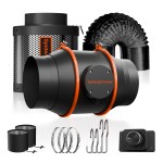 Kit Extracteur d'air / Filtre / (Ø150mm) Contrôleur Manuel Spider Farmer