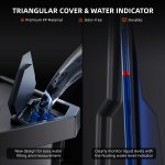 Système hydroponique DWC 2 sceaux de 7 gallons (≃ 26L) Spider Farmer avec kit goutte à goutte supérieur pour Culture en eau profonde – Image 2