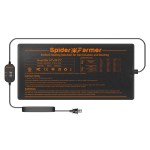 Spider Farmer 121x52cm seedling heating mat with controller, hydroponic heating mat for germination, indoor gardening, greenhouse