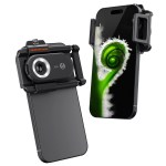Spider Farmer 200X Trichomes Microscope | Mikroskop Magnifier | lupe – SmartPhone Lens with LED & UV, Nano Zoom, CPL, Clip-On for iPhone & Android