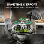 Bud Leaf Bowl Trimmer 13" - Défoliateur manuel Ø33cm à lames rotatives avec dôme transparent Mars Hydro – Image 6