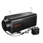 Système extraction d'air 2 en 1 Spider Farmer 6 pouces (Ø150mm) avec Speed Controller, extracteur d'air  avec filtre à charbon intégré, compatible avec le contrôleur GGS, pour le contrôle des odeurs des tentes de culture, flux d'air propre