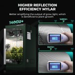 Tente de Culture Intérieure PRO 60x60x160cm Mars Hydro - Box de culture hautement réfléchissante 2000D étanche à la lumière pour une croissance optimale des plantes – Image 5