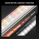 Barres de culture LED 80W à spectre complet Spider Farmer 2026 pour plantes d'intérieur, étanches IP65, connectables, écoénergétiques et faciles à installer, idéales pour support de plantes et serre (lot de 4) – Image 5