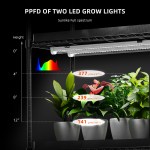 Barres de culture LED 40W à spectre complet Spider Farmer 2026 pour plantes d'intérieur, étanches IP65, connectables, écoénergétiques et faciles à installer, idéales pour support de plantes et serre (lot de 4) – Image 3