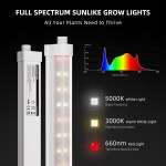 Barres de culture LED 200W à spectre complet et intensité variable Spider Farmer 2026 pour plantes d'intérieur, étanches IP65, connectables, écoénergétiques et faciles à installer, idéales pour support de plantes et serre (lot de 8) - Image 2