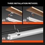 Barres de culture LED 200W à spectre complet et intensité variable Spider Farmer 2026 pour plantes d'intérieur, étanches IP65, connectables, écoénergétiques et faciles à installer, idéales pour support de plantes et serre (lot de 8) - Image 4