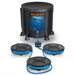 Lot de 3 kits de système d'arrosage automatique silencieux alimentés par gravité Spider Farmer – sans pompe, pour tentes de culture et serres intérieures