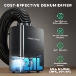 Déshumidificateur 12 L/jour - Mars Hydro - Pour tentes de culture intérieures | Smart RJ12 Control | Compatible avec le système iControl - Image 4